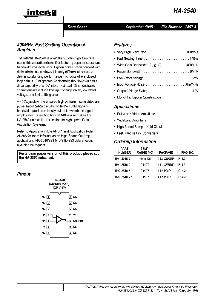 HA1-2540-2_123174.PDF Datasheet