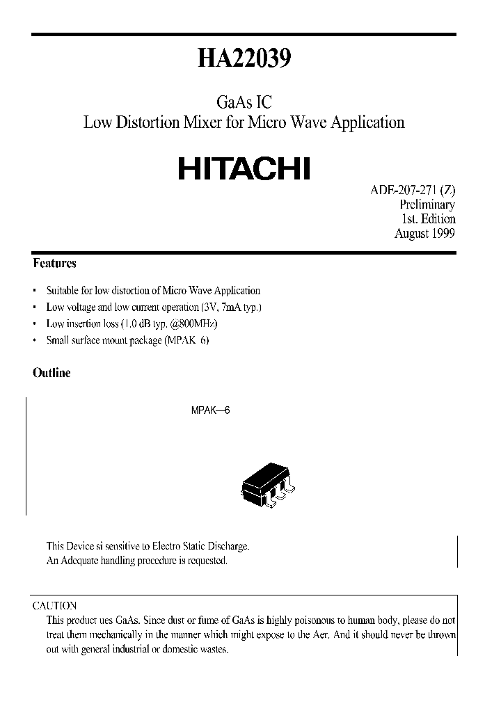 HA22039_132685.PDF Datasheet