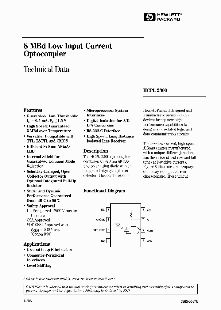 HCPL-2300_92386.PDF Datasheet