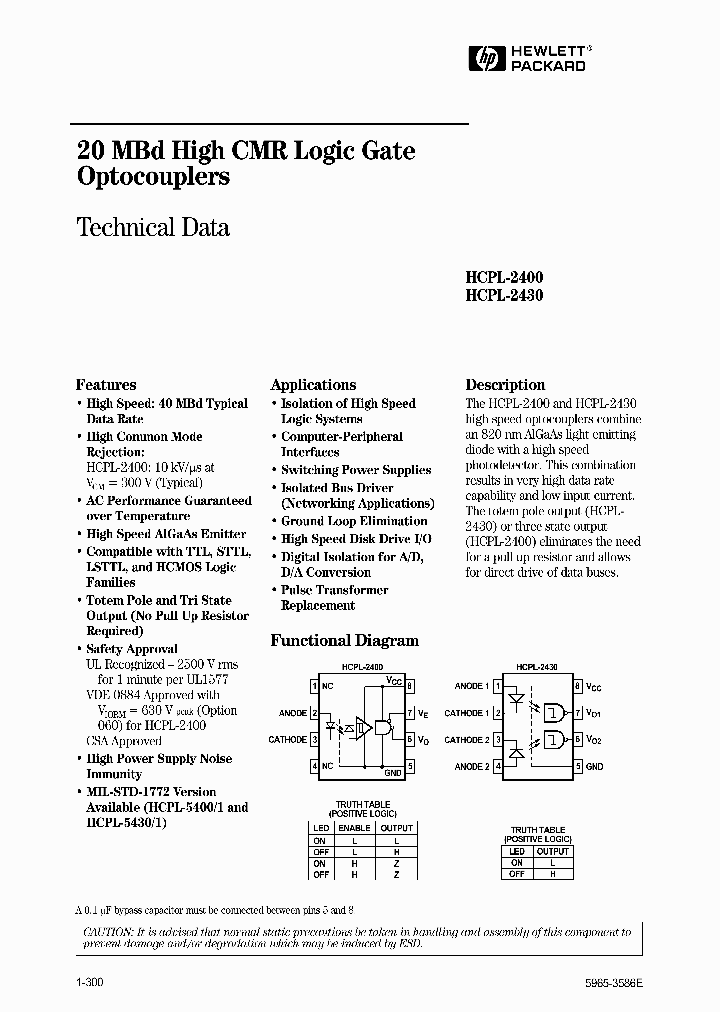 HCPL-2400_92390.PDF Datasheet