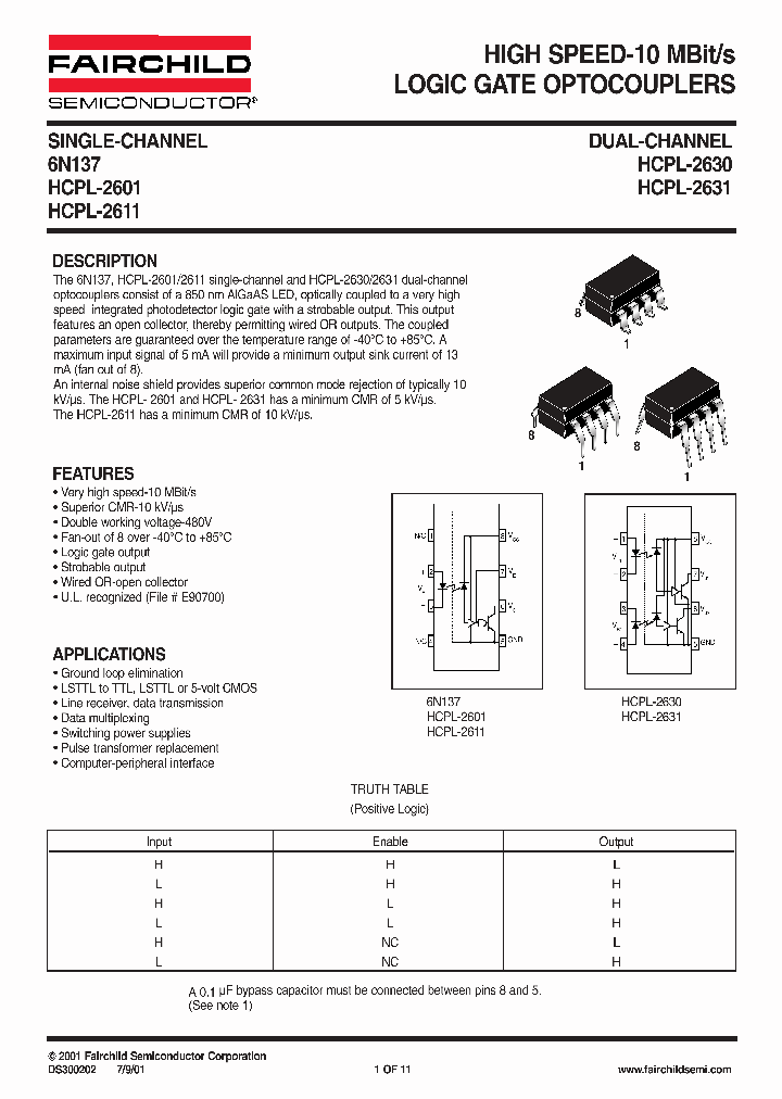 HCPL-2630_92403.PDF Datasheet