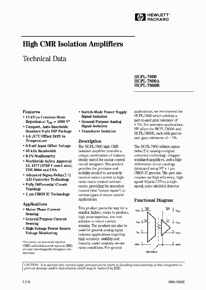 HCPL7800_94298.PDF Datasheet