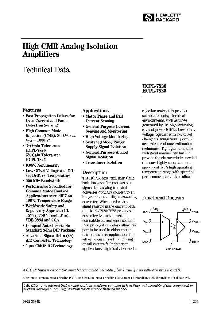 HCPL7820_94299.PDF Datasheet