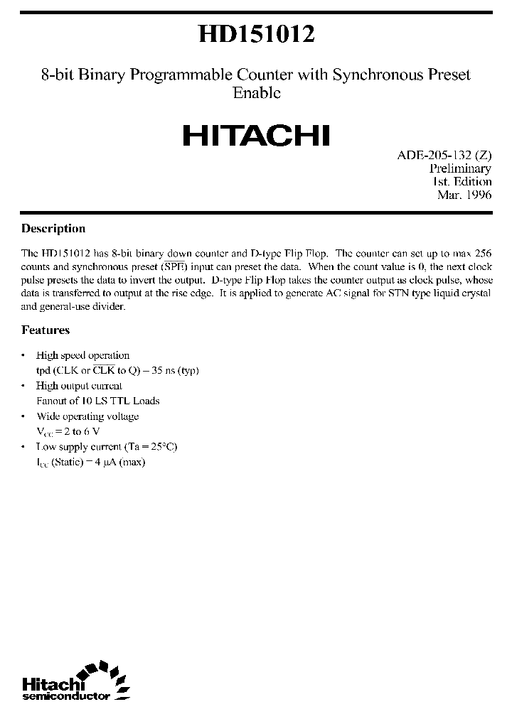 HD151012_25886.PDF Datasheet