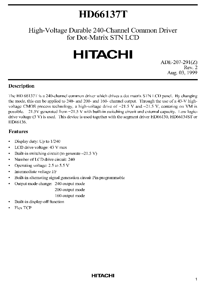 HD66137_40899.PDF Datasheet