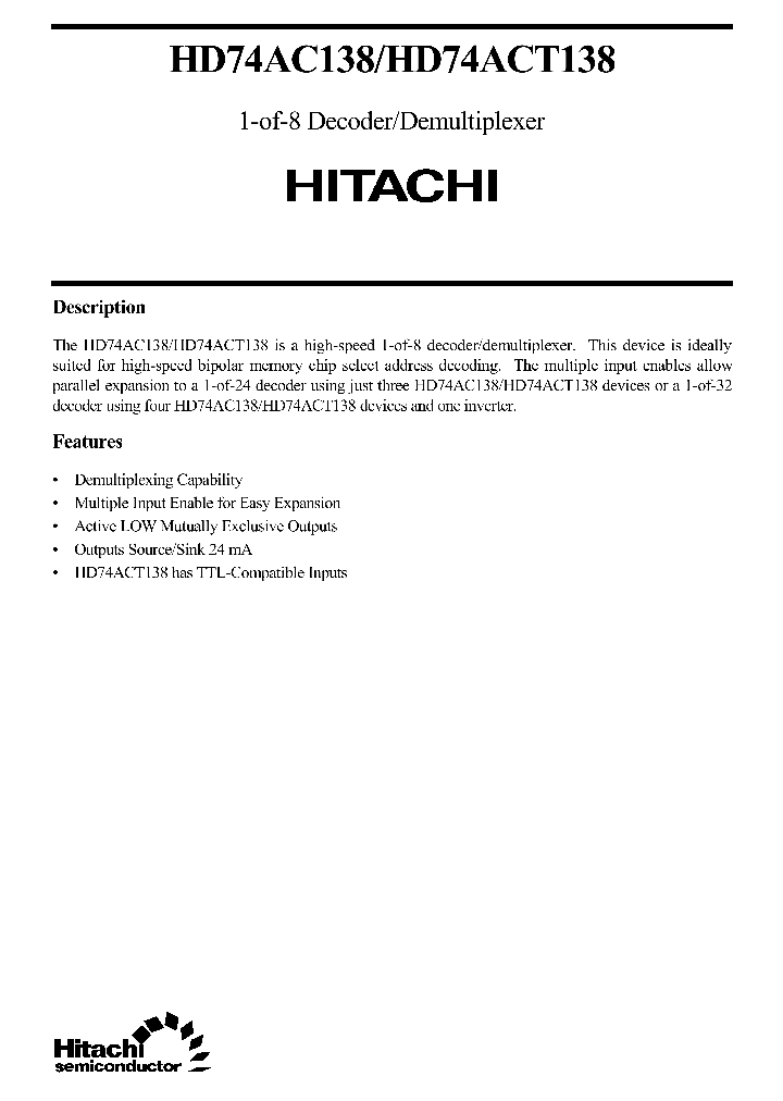 HD74AC138_96242.PDF Datasheet