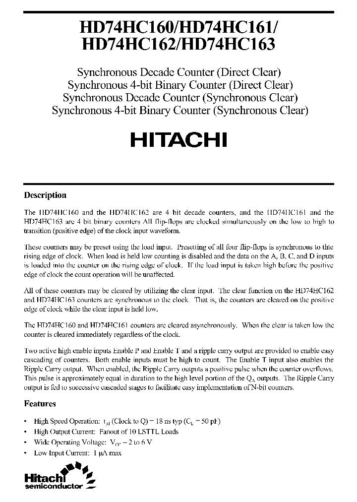 HD74HC160_18676.PDF Datasheet