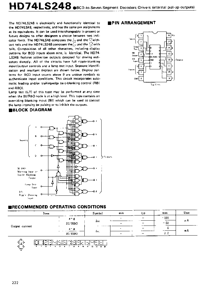 HD74LS248_19205.PDF Datasheet