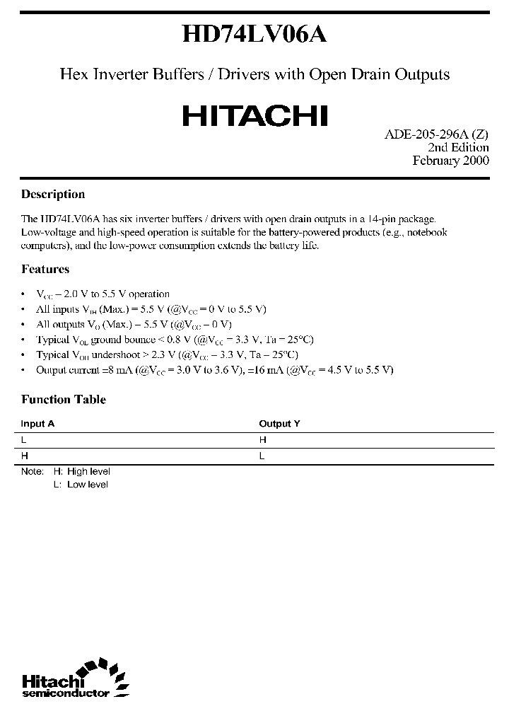HD74LV06A_188254.PDF Datasheet