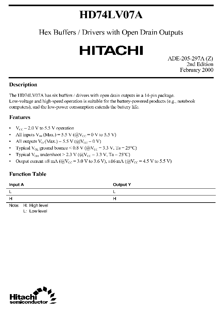 HD74LV07A_193405.PDF Datasheet