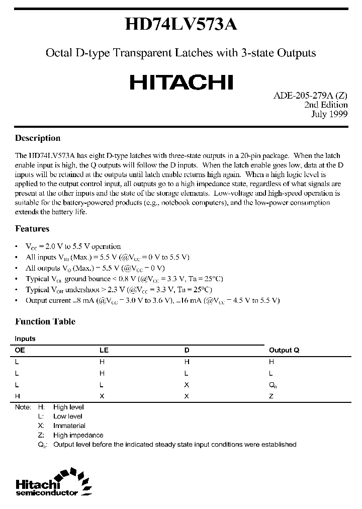 HD74LV573A_6290.PDF Datasheet