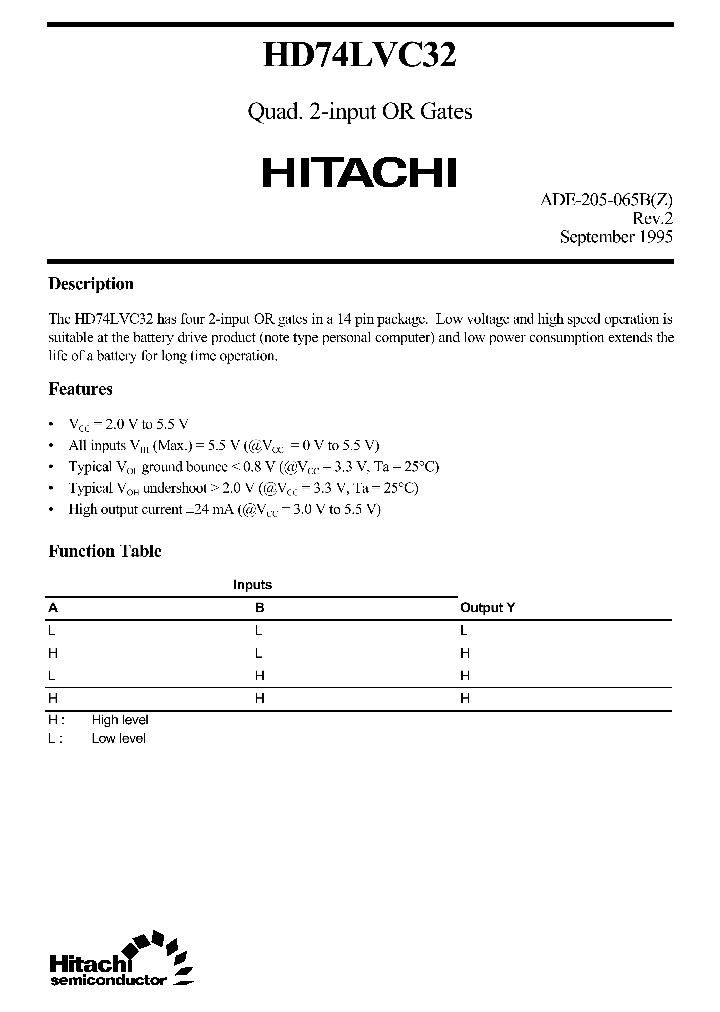 HD74LVC32_19591.PDF Datasheet