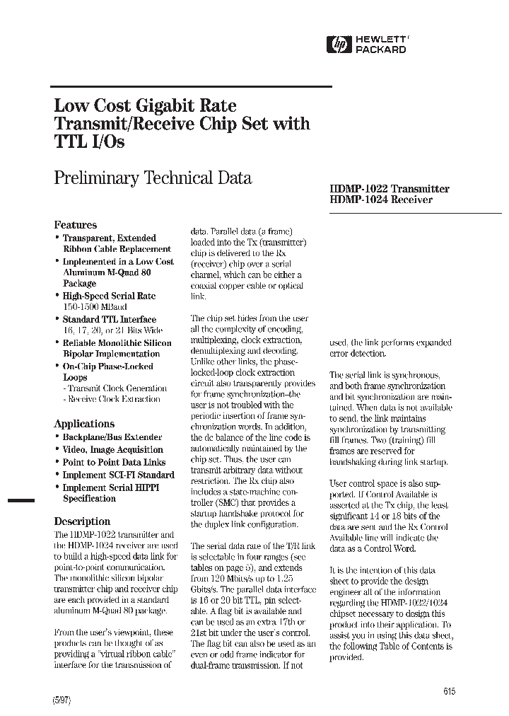 HDMP-1022_26114.PDF Datasheet