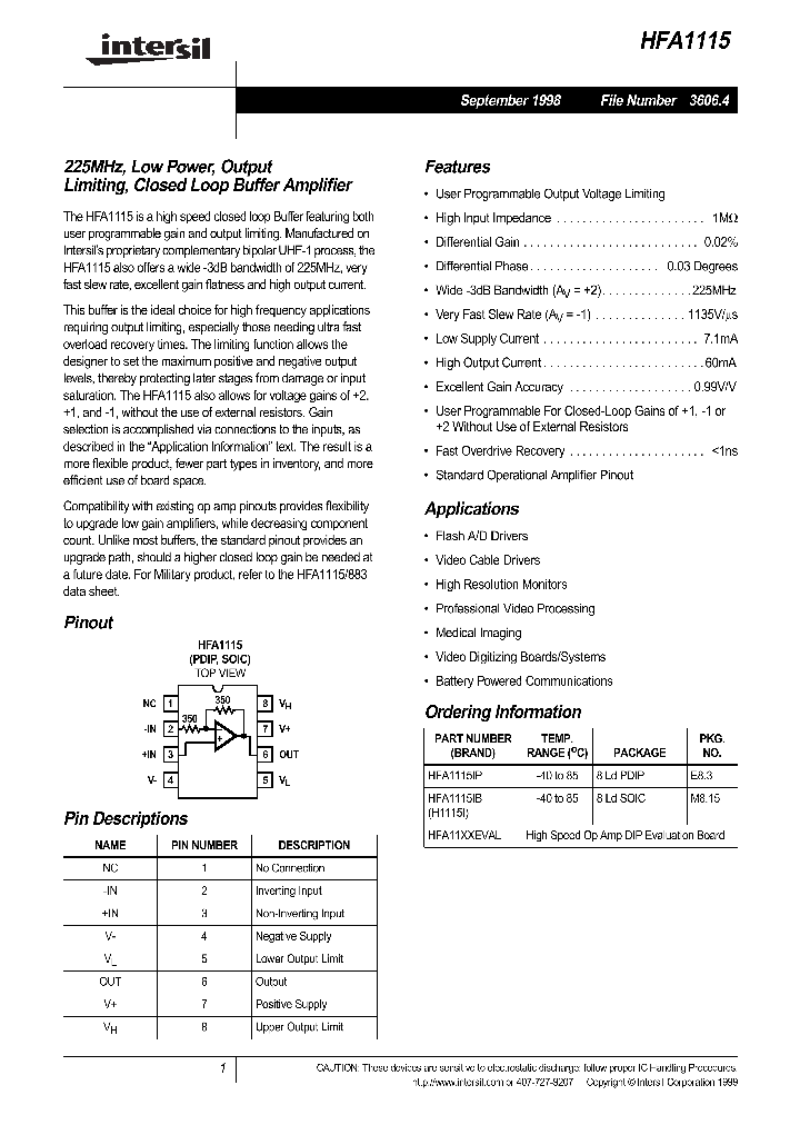 HFA1115_114667.PDF Datasheet