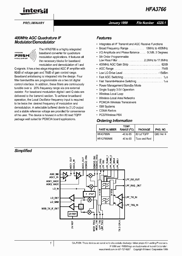 HFA3766_179268.PDF Datasheet