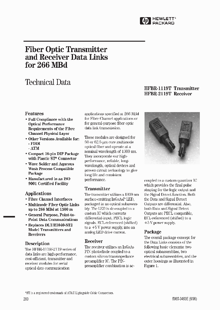 HFBR-1119T_116388.PDF Datasheet
