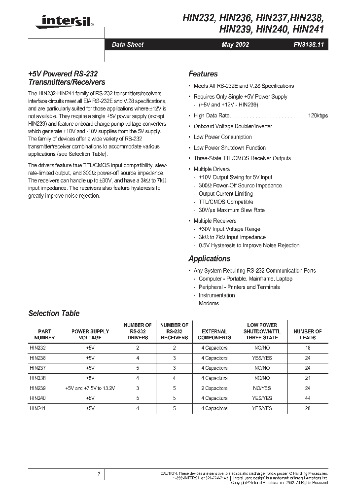 HIN232CB-T_2640.PDF Datasheet
