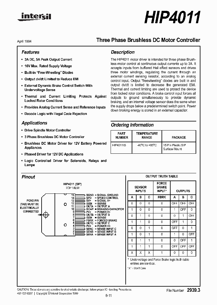HIP4011_42105.PDF Datasheet