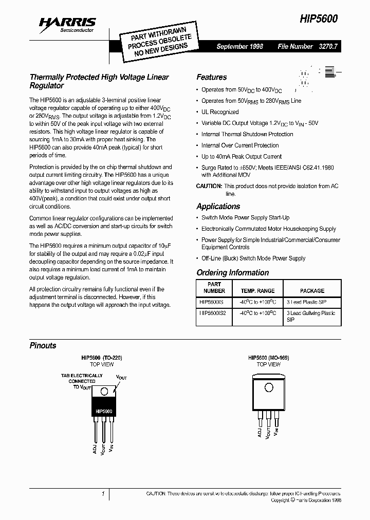 HIP5600_40948.PDF Datasheet
