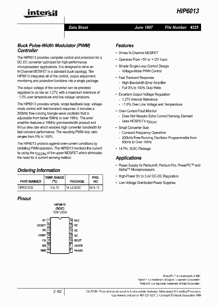 HIP6013_26219.PDF Datasheet
