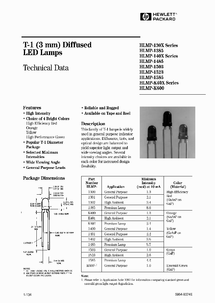 HLMP-1585_161895.PDF Datasheet