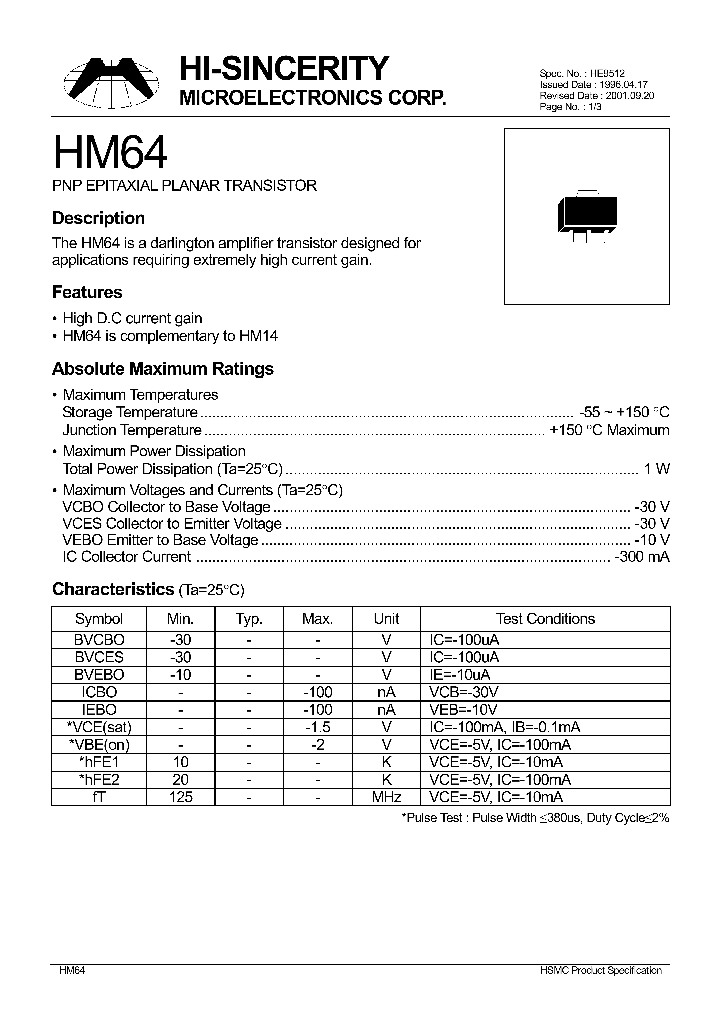 HM64_78692.PDF Datasheet