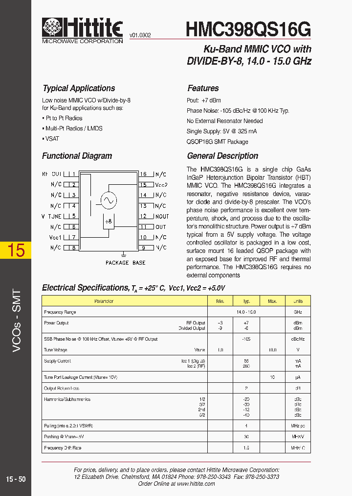 HMC398QS16G_162748.PDF Datasheet