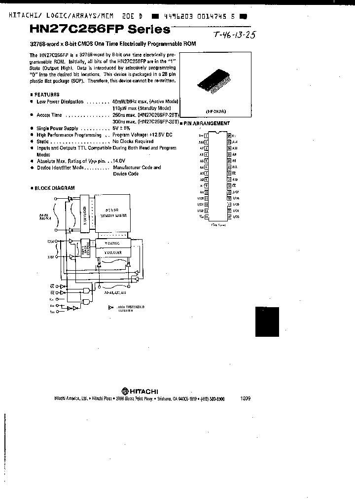 HN27C256FP_14862.PDF Datasheet