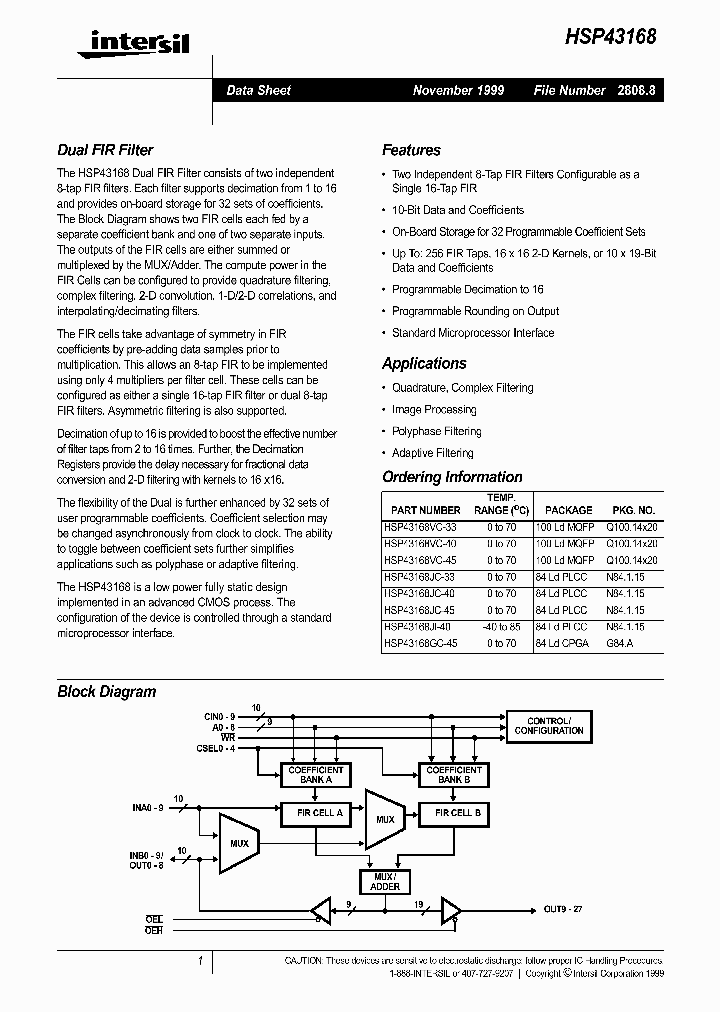 HSP43168_114329.PDF Datasheet