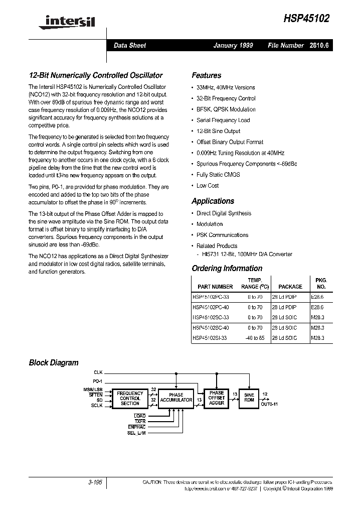 HSP45102_98528.PDF Datasheet