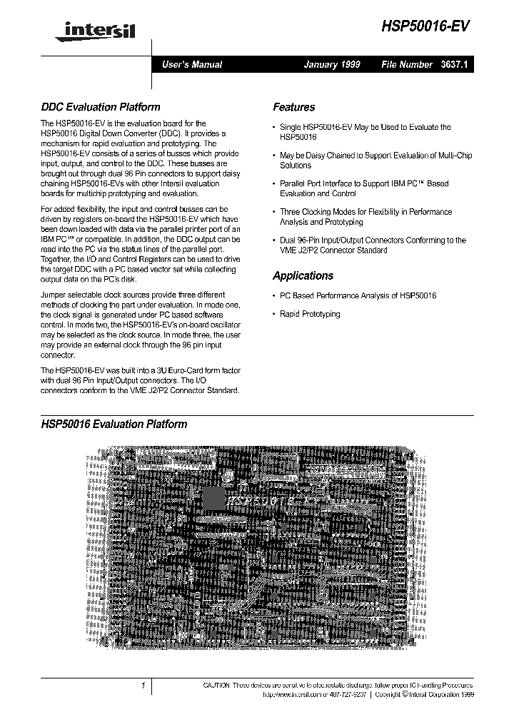 HSP50016-EV_97960.PDF Datasheet
