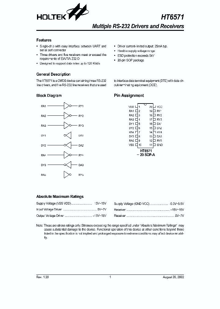 HT6571_26309.PDF Datasheet