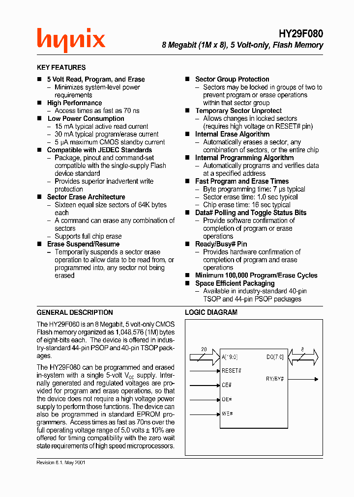 HY29F080_148658.PDF Datasheet