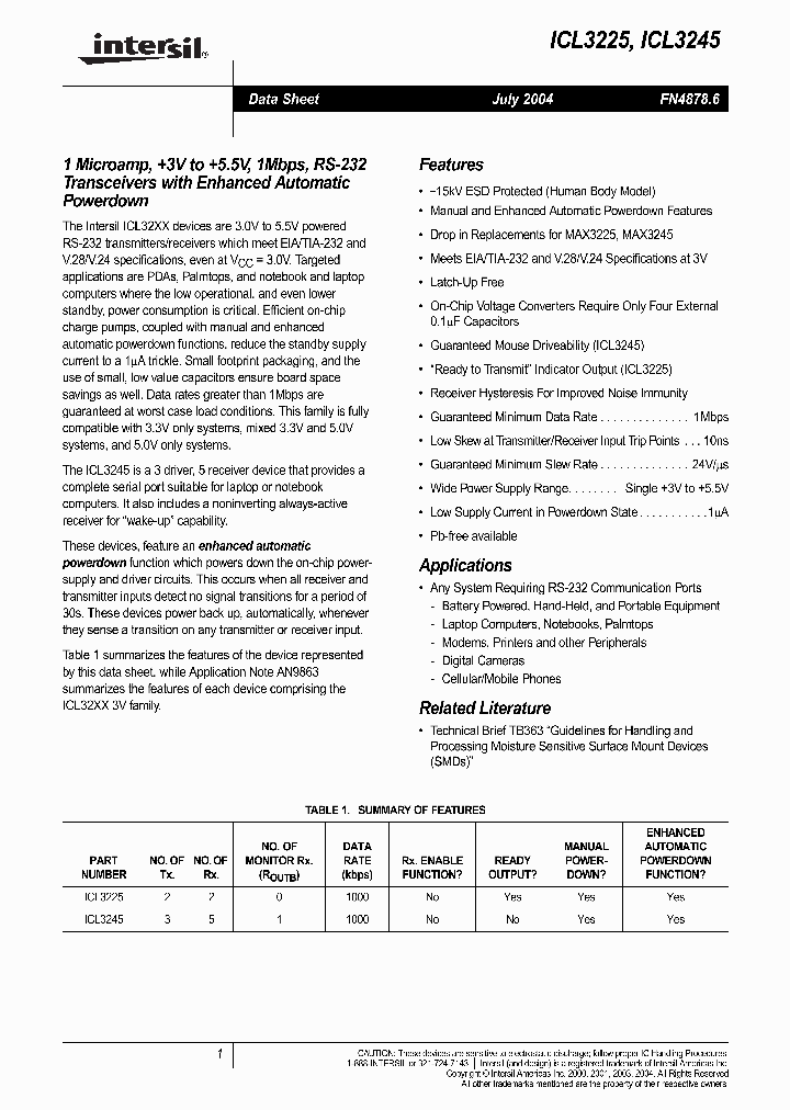 ICL3225_3374.PDF Datasheet