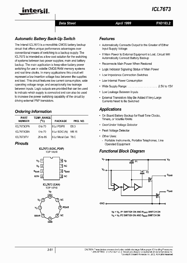 ICL7673_145543.PDF Datasheet