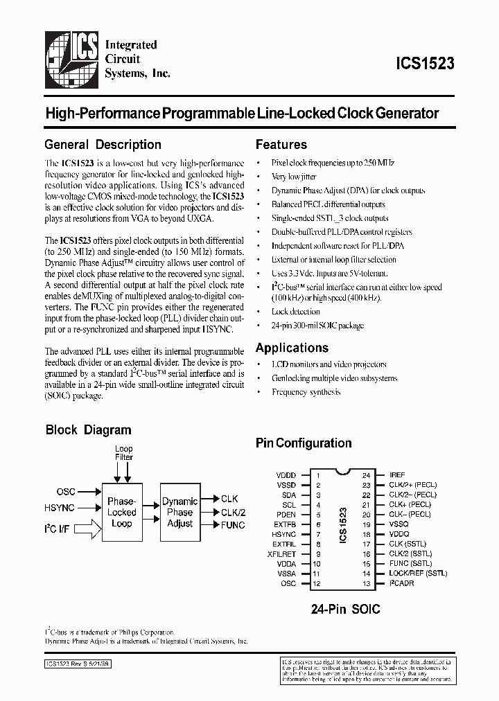 ICS1523M_145220.PDF Datasheet