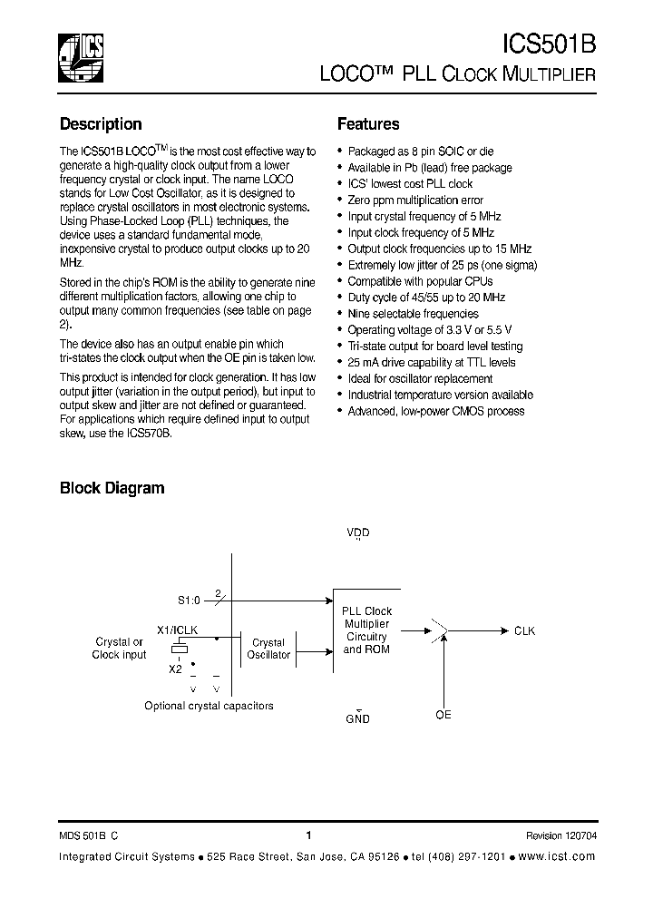ICS501B_145963.PDF Datasheet