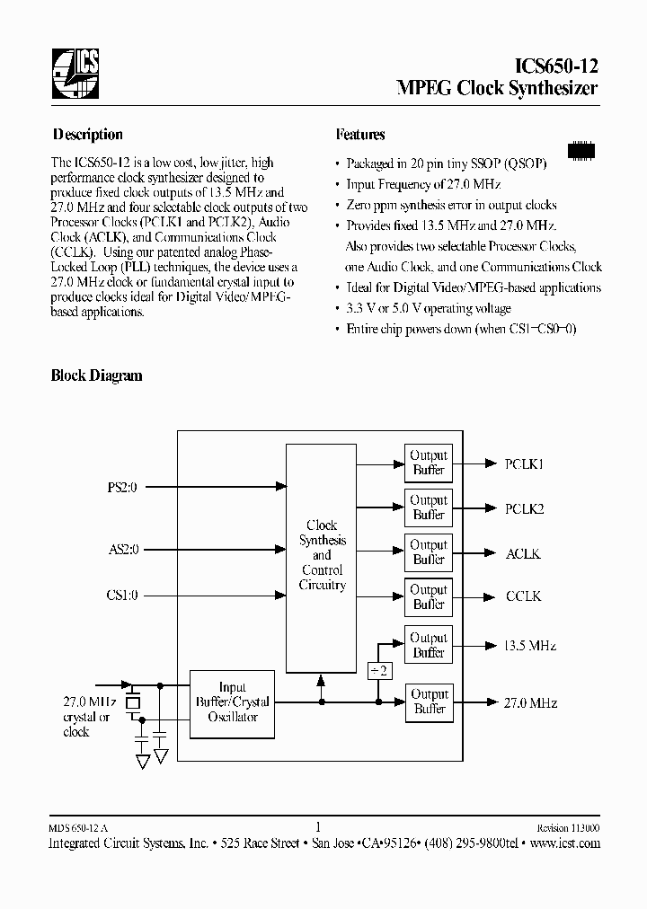 ICS650-12_92886.PDF Datasheet