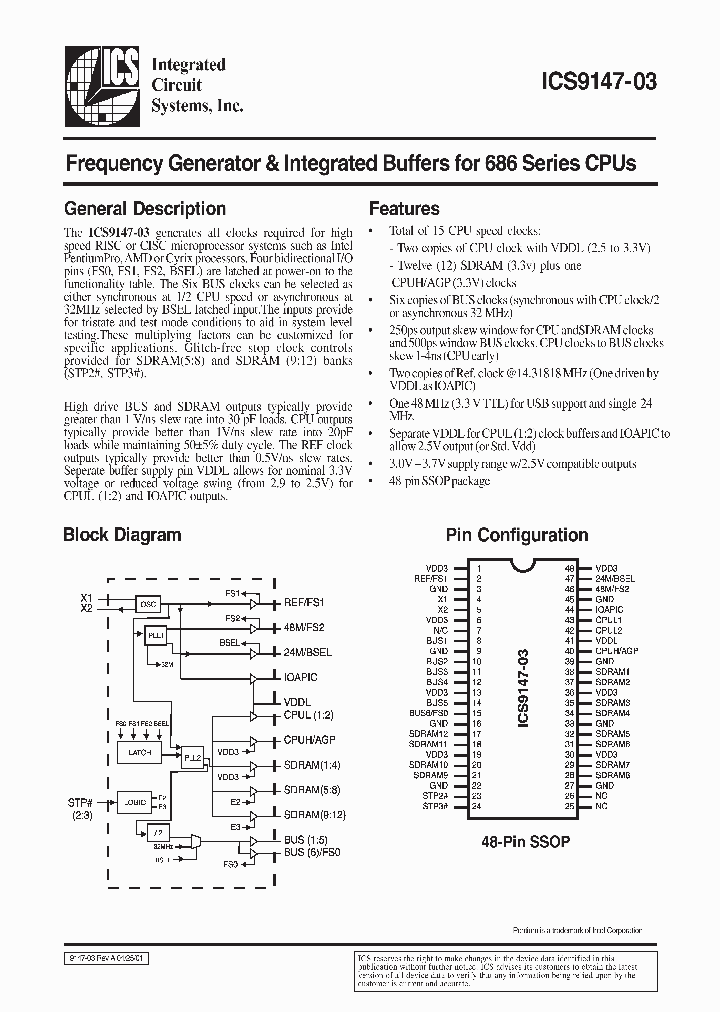 ICS9147-03_90806.PDF Datasheet
