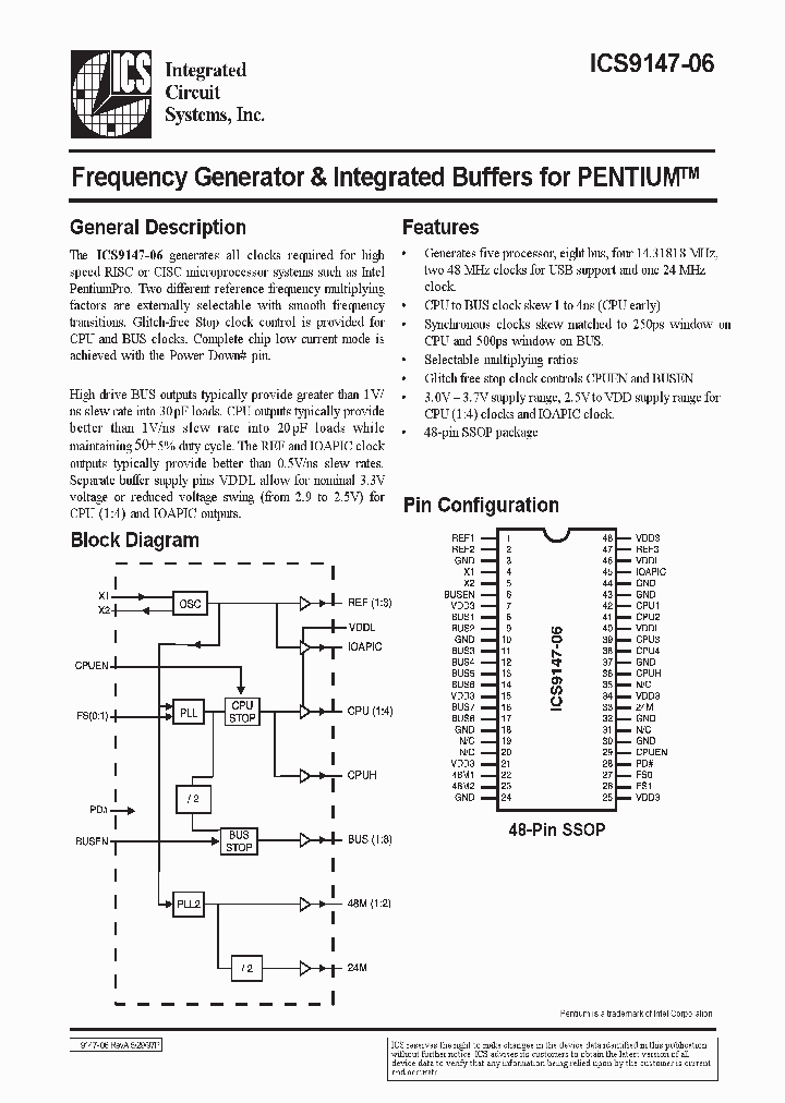 ICS9147-06_90807.PDF Datasheet