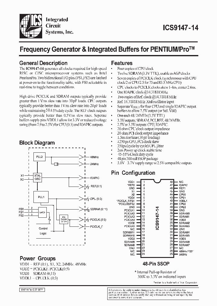 ICS9147-14_90810.PDF Datasheet