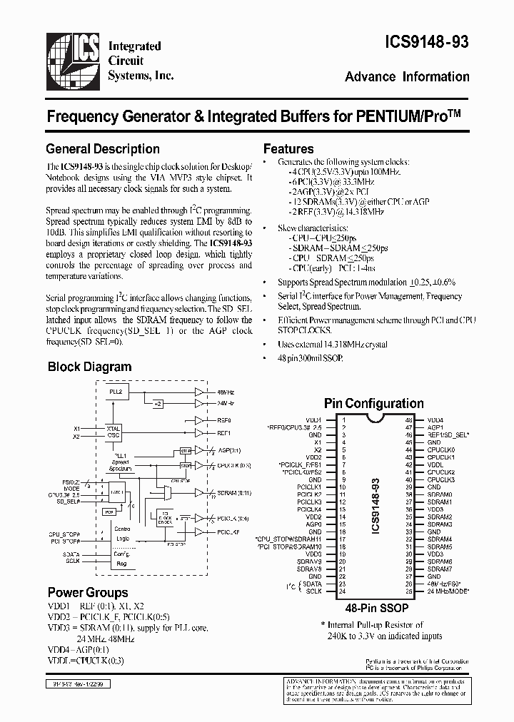 ICS9148-93_90841.PDF Datasheet