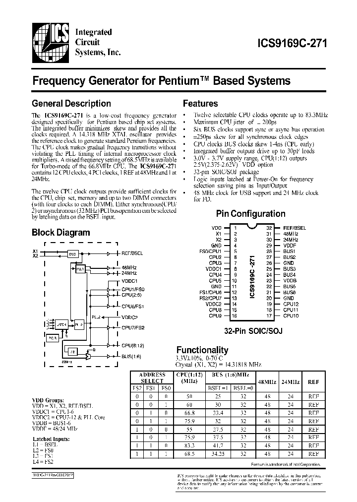 ICS9169C-271_105057.PDF Datasheet