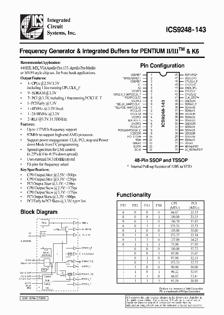 ICS9248-143_26367.PDF Datasheet