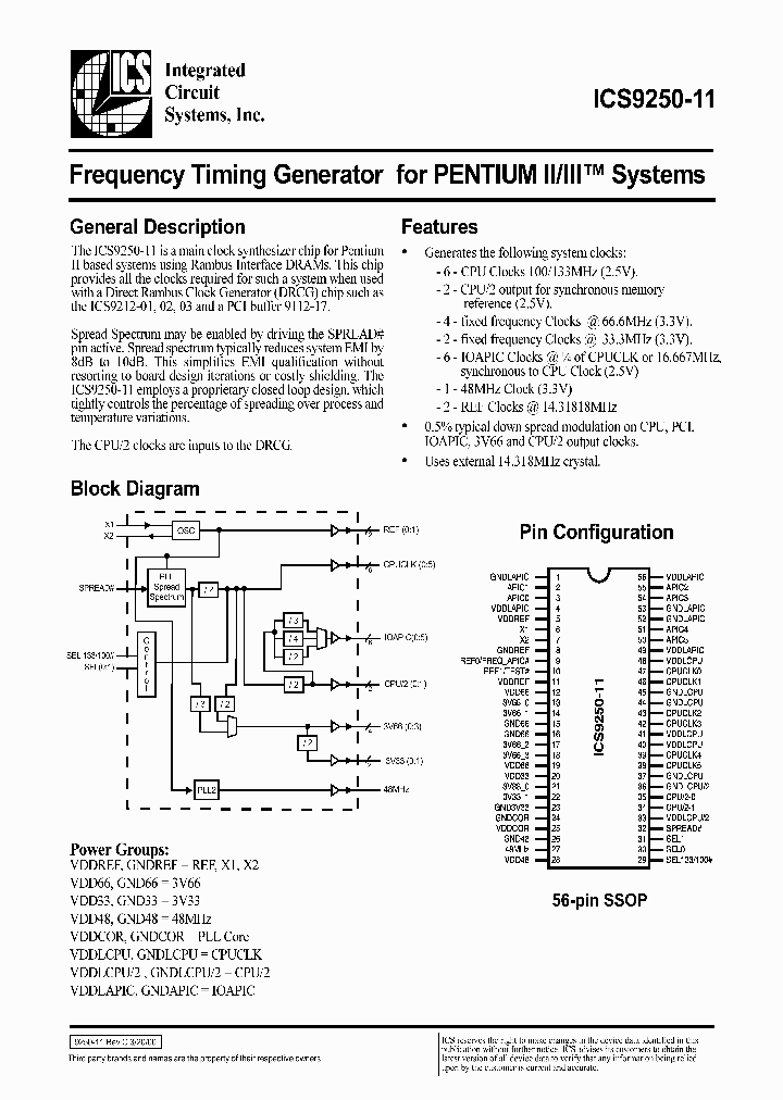 ICS9250-11_84352.PDF Datasheet