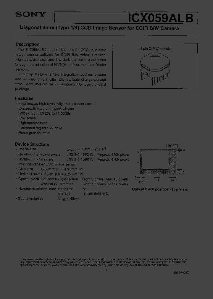 ICX059ALB_41123.PDF Datasheet