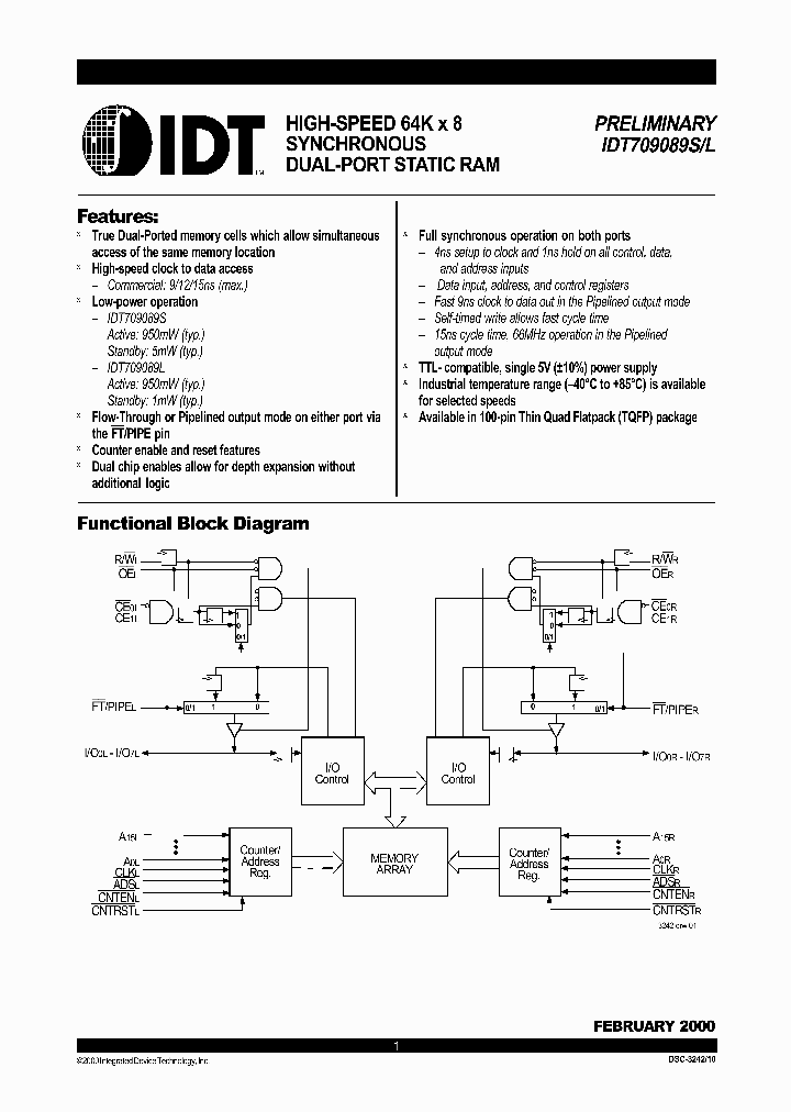 IDT709089_74039.PDF Datasheet