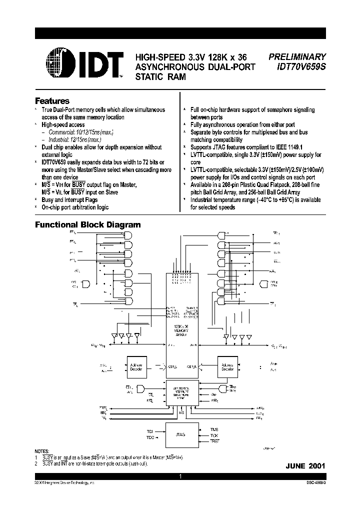 IDT70V659S_109672.PDF Datasheet