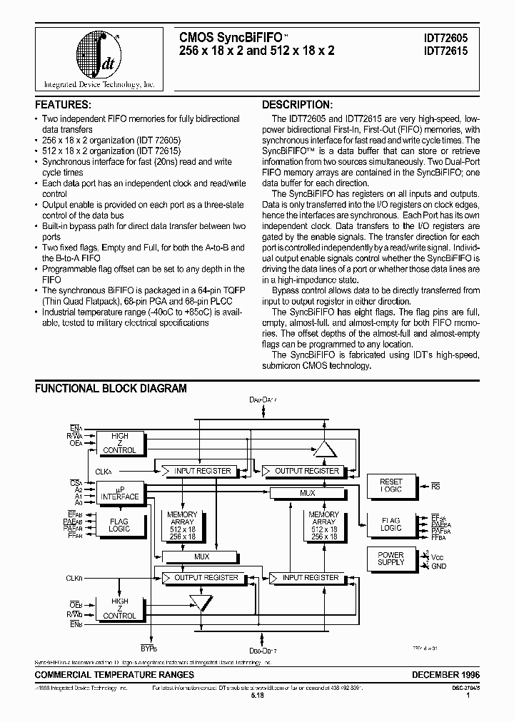 IDT72605L20J_25578.PDF Datasheet