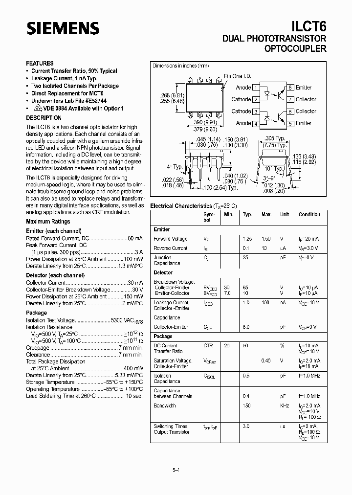 ILCT6_15171.PDF Datasheet
